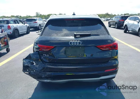 2020 Audi Q3 Premium 45 Tfsi Quattro Tiptronic из США, поврежденный, VIN WA1AECF35L1021332